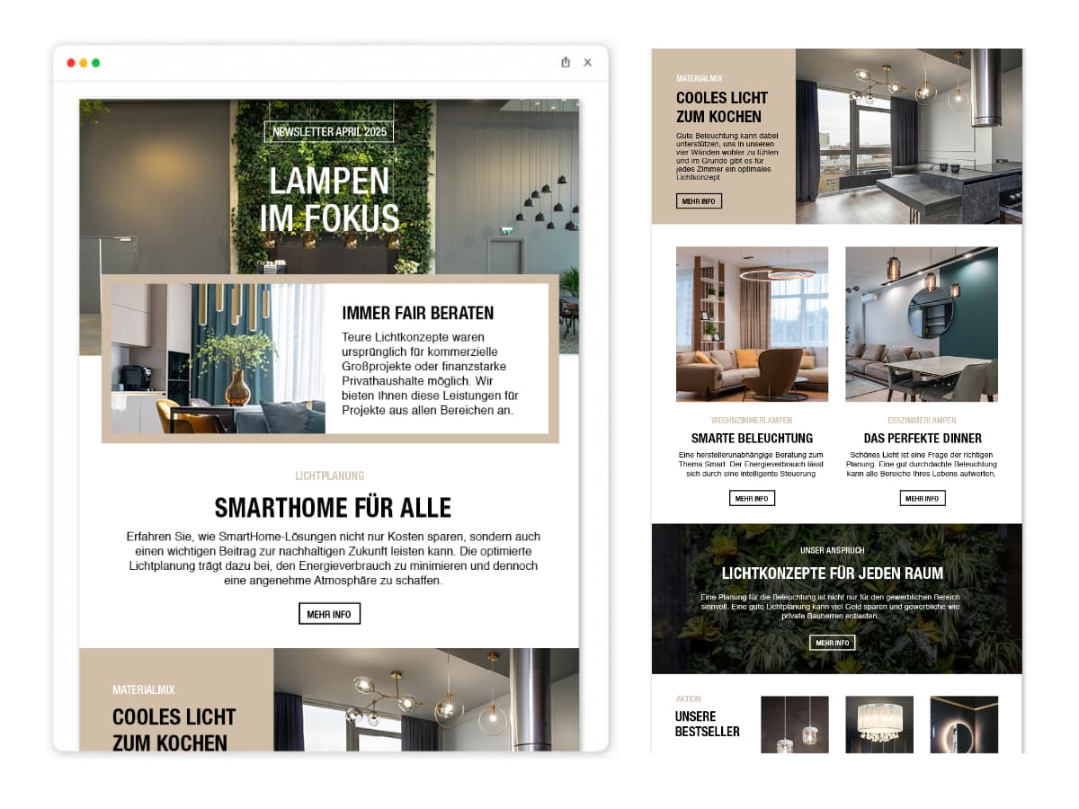 Newsletter Lichtwerk